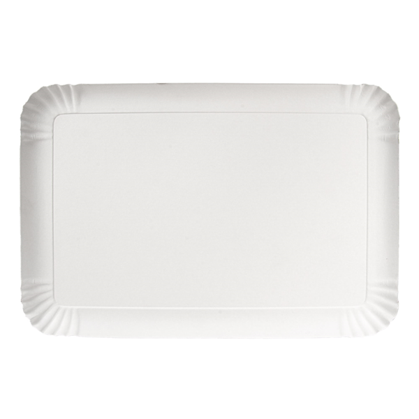 Garcia De Pou BANDEJAS PASTELERÍA - MEDIANAS 500 G/M2 42x28 CM BLANCO CARTÓN (25 UNID.)