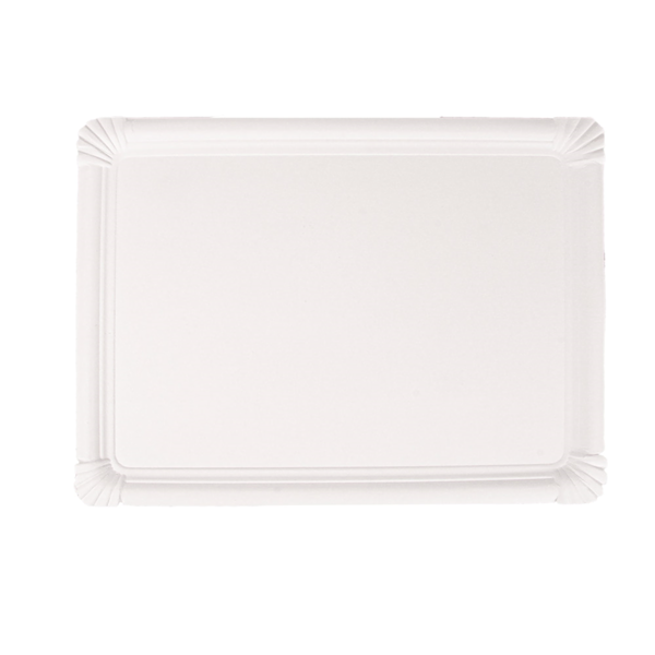 Garcia De Pou BANDEJAS PASTELERÍA - MEDIANAS 500 G/M2 45 5x34 CM BLANCO CARTÓN (25 UNID.)