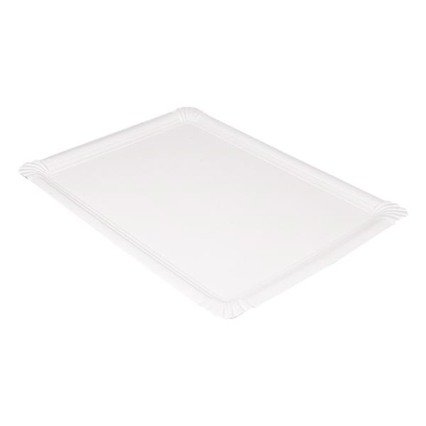Garcia de pou BANDEJAS PASTELERÍA - MEDIANAS 500 G/M2 45 5x34 CM BLANCO CARTÓN (25 UNID.)