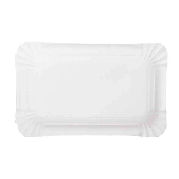 Garcia De Pou BANDEJAS PASTELERÍA - PEQUEÑAS 280 G/M2 17 5x11CM BLANCO CARTÓN (250 UNID.)