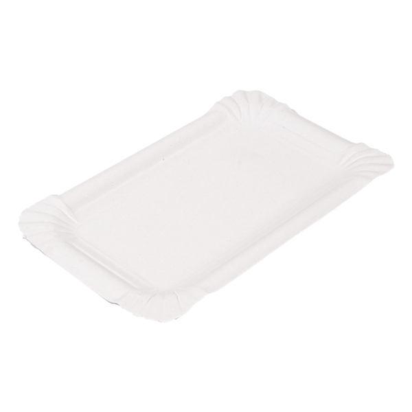 Garcia de pou BANDEJAS PASTELERÍA - PEQUEÑAS 280 G/M2 17 5x11CM BLANCO CARTÓN (250 UNID.)