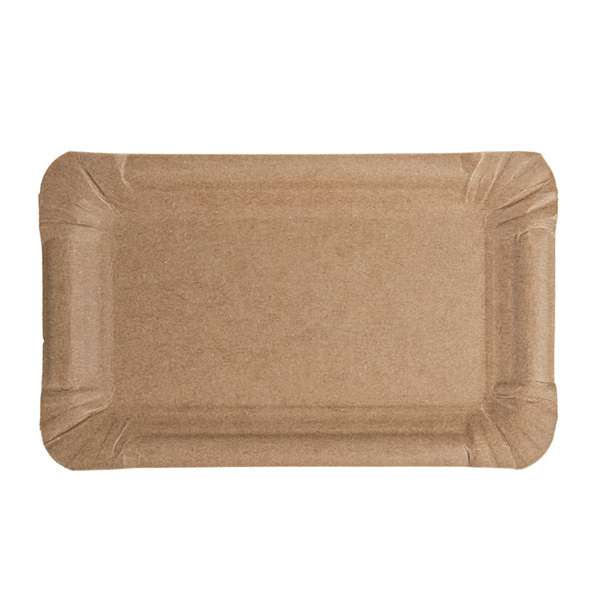 Garcia De Pou BANDEJAS PASTELERÍA - PEQUEÑAS 300 G/M2 16x10CM NATURAL KRAFT (250 UNID.)