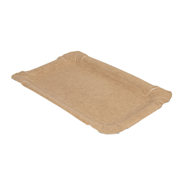 Garcia de pou BANDEJAS PASTELERÍA - PEQUEÑAS 300 G/M2 16x10CM NATURAL KRAFT (250 UNID.)