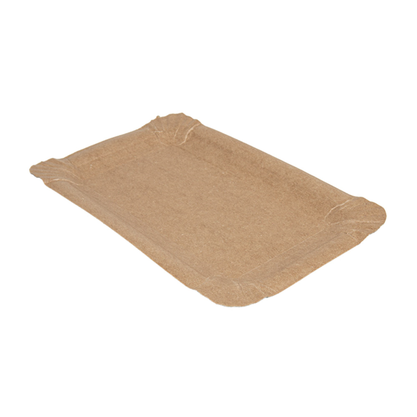 Garcia de pou BANDEJAS PASTELERÍA - PEQUEÑAS 300 G/M2 17 5x11CM NATURAL KRAFT (250 UNID.)