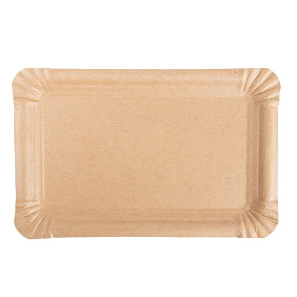 Garcia De Pou BANDEJAS PASTELERÍA - PEQUEÑAS 300 G/M2 20x13 CM NATURAL KRAFT (250 UNID.)