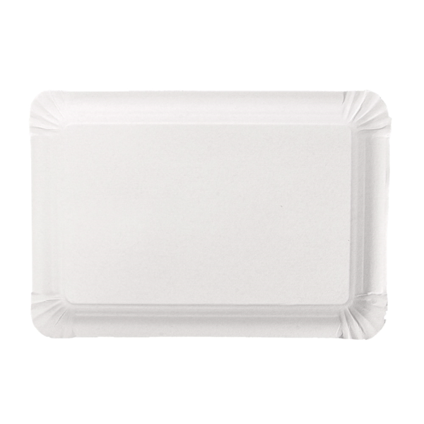 Garcia De Pou BANDEJAS PASTELERÍA - PEQUEÑAS 340 G/M2 23x17 CM BLANCO CARTÓN (250 UNID.)