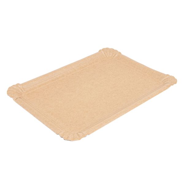 Garcia de pou BANDEJAS PASTELERÍA - PEQUEÑAS 340 G/M2 23x17 CM NATURAL KRAFT (250 UNID.)