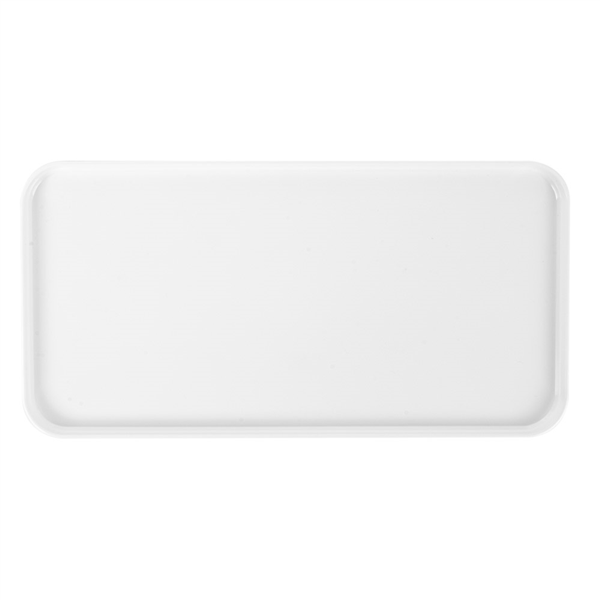 Garcia De Pou BANDEJAS PRODUCTOS ACOGIDA 23x11 5 CM BLANCO PS (10 UNID.)