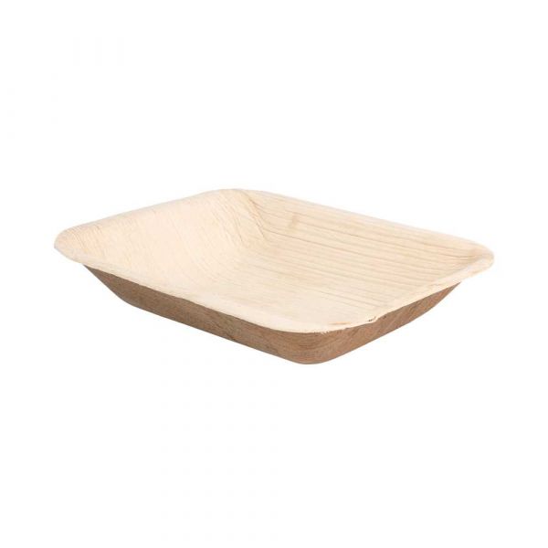 Garcia de pou BANDEJAS RECTANGULARES 'ARECA' 16x12 5x3 CM NATURAL ARECA (200 UNID.)