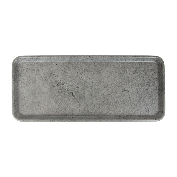 Garcia De Pou BANDEJAS RECTANGULARES 'ASAMI WARE' 28 5x12x2 CM SÍMIL CEMENTO MELAMINA (4 UNID.)
