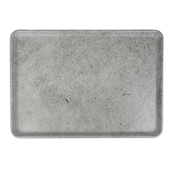 Garcia De Pou BANDEJAS RECTANGULARES 'ASAMI WARE' 28 5x20x2 CM SÍMIL CEMENTO MELAMINA (4 UNID.)