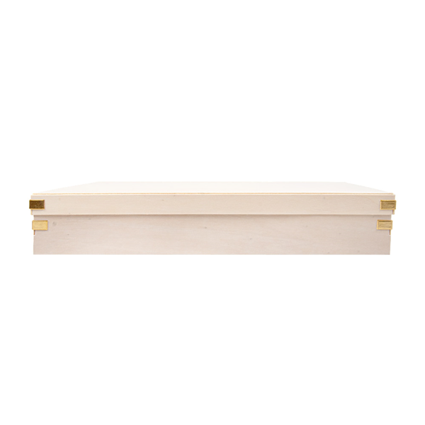 Garcia De Pou BANDEJAS RECTANGULARES CON TAPA 'WOOD' 37 5x26x6 2 CM NATURAL MADERA (10 UNID.)