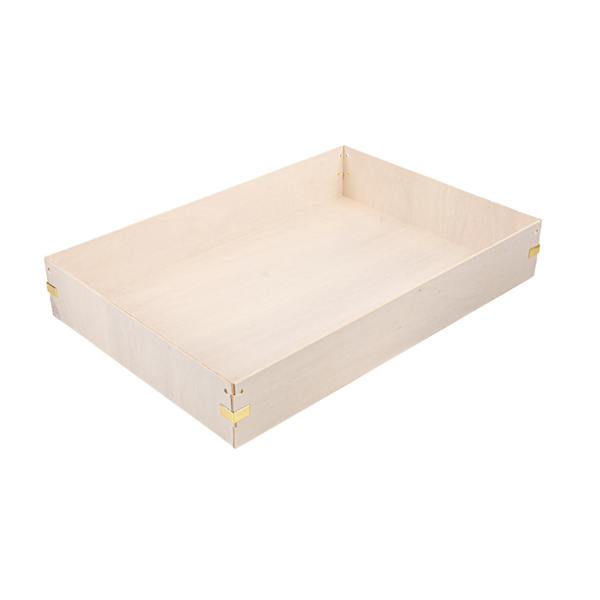 Garcia De Pou BANDEJAS RECTANGULARES CON TAPA 'WOOD' 37 5x26x6 2 CM NATURAL MADERA (10 UNID.)
