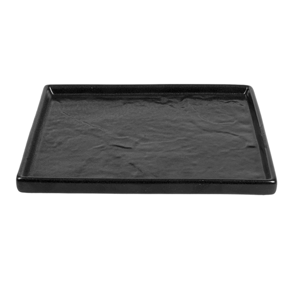 Garcia De Pou BANDEJAS RECTANGULARES 'SLATE' 'AKALA' 21 5x17 5x2 CM NEGRO PORCELANA (6 UNID.)
