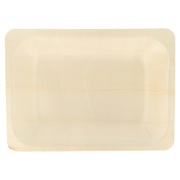 Garcia De Pou BANDEJAS RECTANGULARES 'WOOD' 19 5x14x3 CM NATURAL MADERA (50 UNID.)