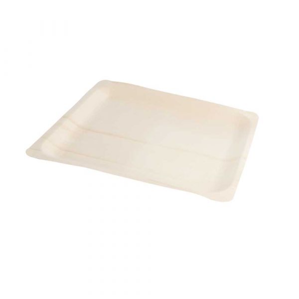 Garcia de pou BANDEJAS RECTANGULARES 'WOOD' 26 5x21 5x2 CM NATURAL MADERA (50 UNID.)