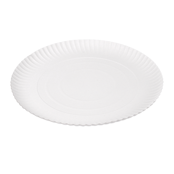 Garcia de pou BANDEJAS RELIEVE PASTELERÍA 420 G/M2 Ø 28 CM BLANCO CARTÓN (50 UNID.)