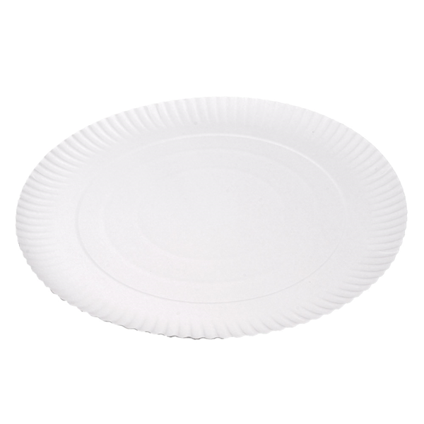 Garcia de pou BANDEJAS RELIEVE PASTELERÍA 500 G/M2 Ø 34 CM BLANCO CARTÓN (50 UNID.)
