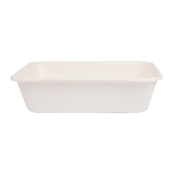 Garcia De Pou BANDEJAS + TAPA 'BIONIC' 800 ML 19 3x13 5x5 CM BLANCO BAGAZO (400 UNID.)