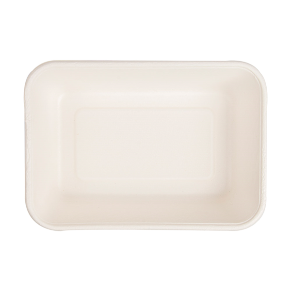 Garcia De Pou BANDEJAS + TAPA 'BIONIC' 800 ML 19 3x13 5x5 CM BLANCO BAGAZO (400 UNID.)