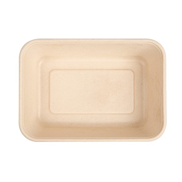 Garcia De Pou BANDEJAS + TAPA 'BIONIC' 800 ML 19 3x13 5x5 CM NATURAL BAGAZO (400 UNID.)