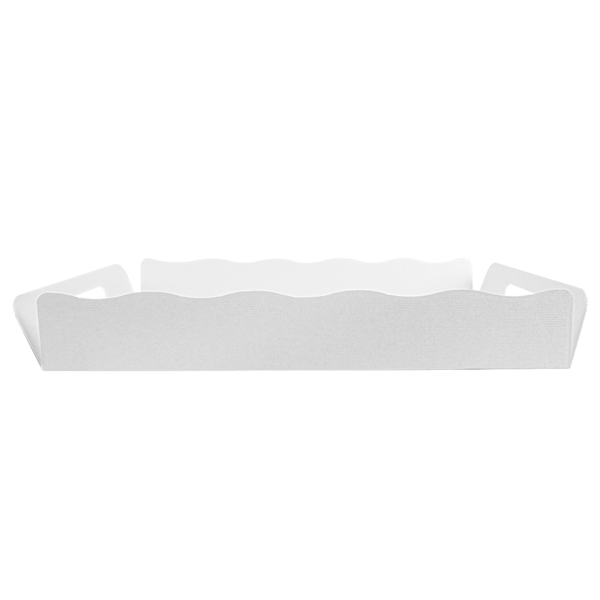 Garcia De Pou BANDEJAS + TAPA 'THEPACK' 280 G/M2 40 5x30 5x6 CM BLANCO CARTÓN ONDULADO MICROCANAL (150 UNID.)