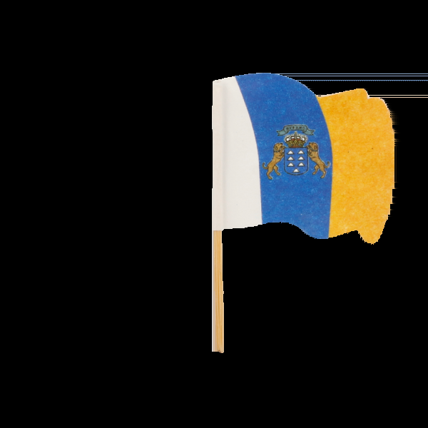 Garcia de pou BANDERITAS "CANARIAS" 4x3/6 5 CM SURTIDO MADERA (144 UNID.)