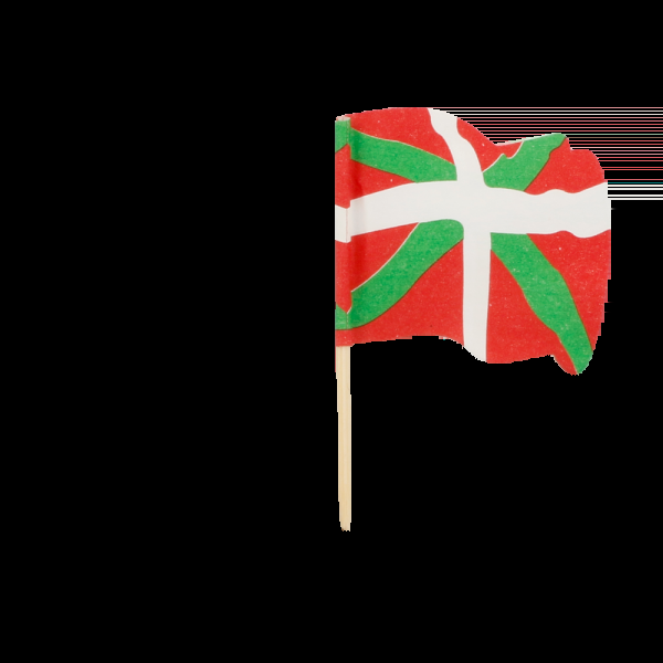 Garcia de pou BANDERITAS "EUSKADI" 4x3/6 5 CM SURTIDO MADERA (144 UNID.)