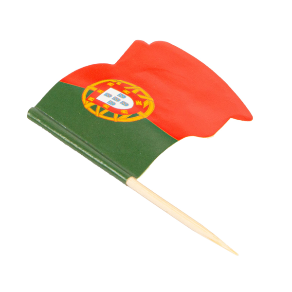 Garcia De Pou BANDERITAS "PORTUGAL" 4x3/6 5 CM SURTIDO MADERA (144 UNID.)