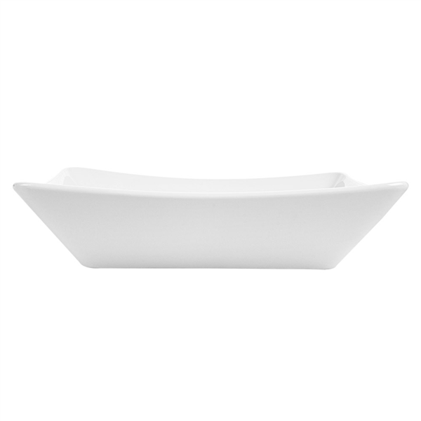 Garcia De Pou BARQUILLA PARA FRITOS L 19 3x13 3x4 8 CM BLANCO PORCELANA (6 UNID.)