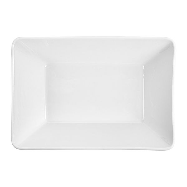 Garcia De Pou BARQUILLA PARA FRITOS L 19 3x13 3x4 8 CM BLANCO PORCELANA (6 UNID.)