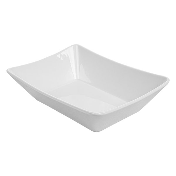 Garcia de pou BARQUILLA PARA FRITOS L 19 3x13 3x4 8 CM BLANCO PORCELANA (6 UNID.)