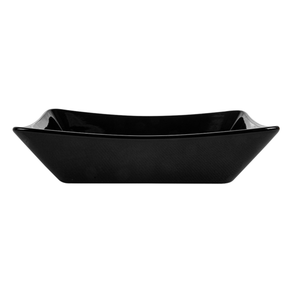 Garcia De Pou BARQUILLA PARA FRITOS L 19 3x13 3x4 8 CM NEGRO PORCELANA (6 UNID.)