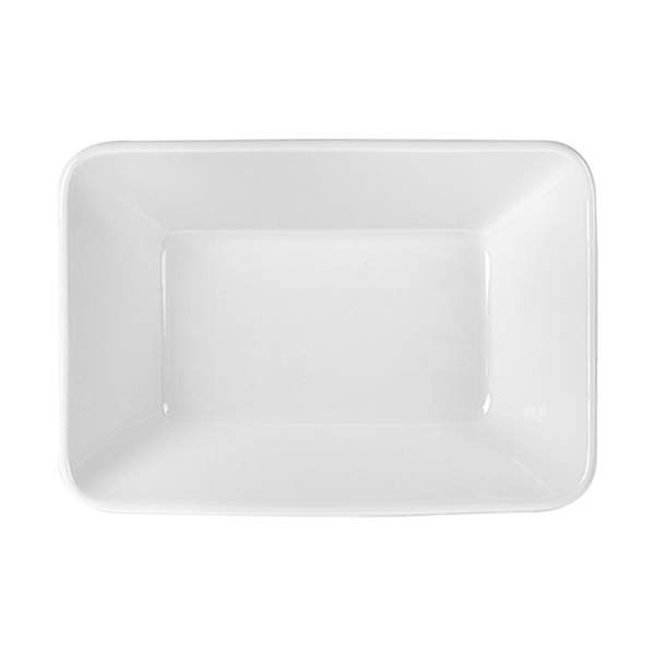 Garcia De Pou BARQUILLA PARA FRITOS S 13 5x9 4x3 2 CM BLANCO PORCELANA (6 UNID.)