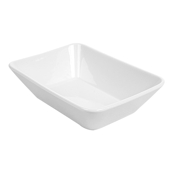 Garcia de pou BARQUILLA PARA FRITOS S 13 5x9 4x3 2 CM BLANCO PORCELANA (6 UNID.)