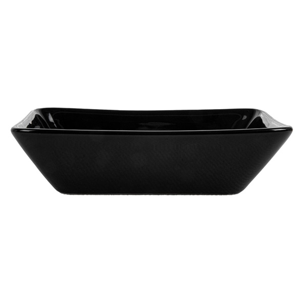 Garcia De Pou BARQUILLA PARA FRITOS S 13 5x9 4x3 2 CM NEGRO PORCELANA (6 UNID.)