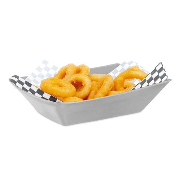 Garcia De Pou BARQUILLA PARA FRITOS S 'ARTINOX' 13x8 8x3 3 CM PLATEADO INOX (12 UNID.)