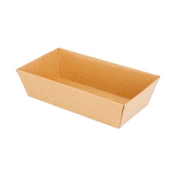 Garcia de pou BARQUILLAS 250 + 12 5 PE G/M2 13 5x7 5x3 5 CM NATURAL KRAFT (1000 UNID.)