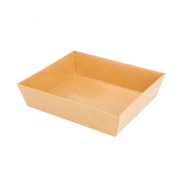 Garcia de pou BARQUILLAS 250 + 12 5 PE G/M2 14x13x3 5 CM NATURAL KRAFT (1000 UNID.)