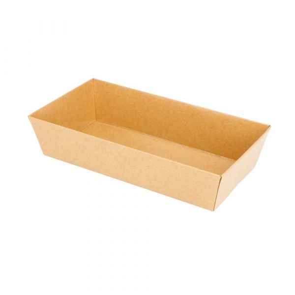 Garcia de pou BARQUILLAS 250 + 12 5 PE G/M2 15 5x8 5x3 5 CM NATURAL KRAFT (1000 UNID.)