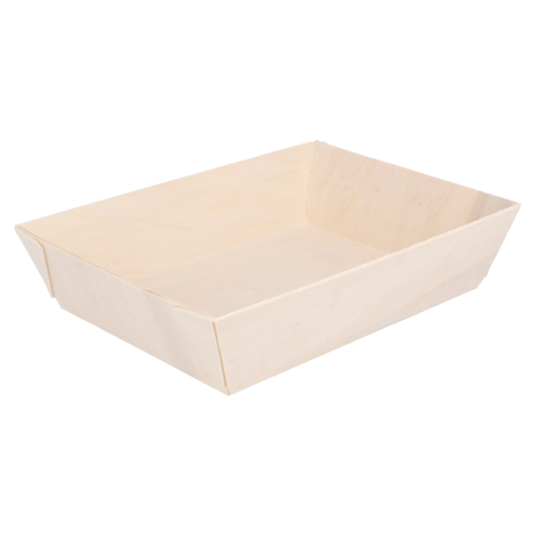 Garcia De Pou BARQUILLAS COMIDA 700 ML 18x13x4 CM NATURAL MADERA (50 UNID.)
