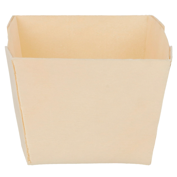 Garcia De Pou BARQUILLAS CUADRADAS 200 ML 7x7x5 5 CM NATURAL MADERA (500 UNID.)