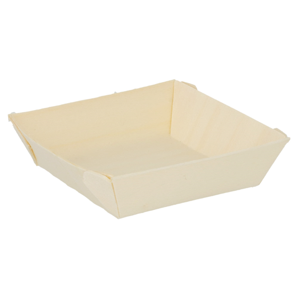 Garcia De Pou BARQUILLAS CUADRADAS 60 ML 7x7x2 CM NATURAL MADERA (500 UNID.)