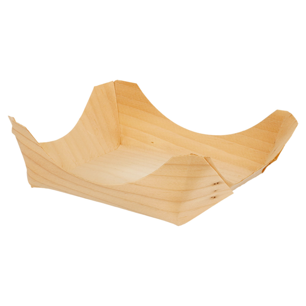 Garcia De Pou BARQUILLAS DE HOJUELA DE ÁLAMO 10x10x3 5 CM NATURAL MADERA (100 UNID.)