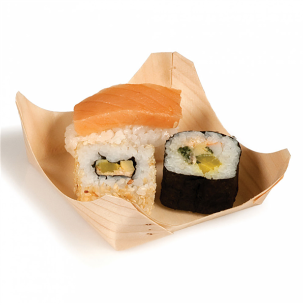 Garcia De Pou BARQUILLAS DE HOJUELA DE ÁLAMO 10x10x3 5 CM NATURAL MADERA (100 UNID.)