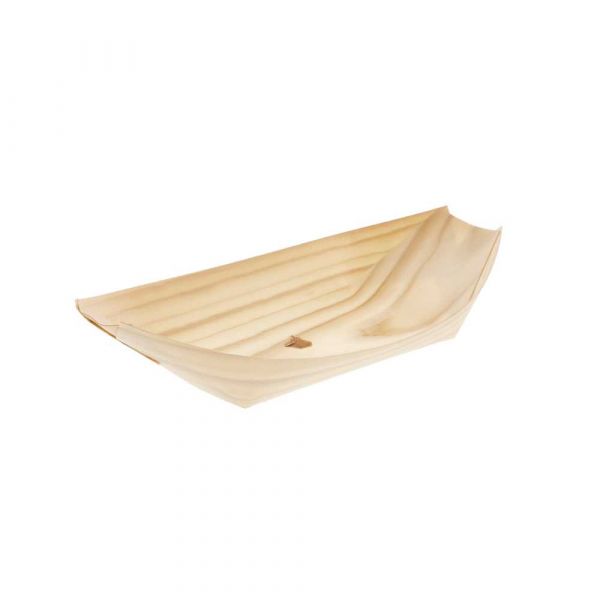Garcia de pou BARQUILLAS DE HOJUELA DE ÁLAMO 22 5x11x3 CM NATURAL MADERA (1000 UNID.)