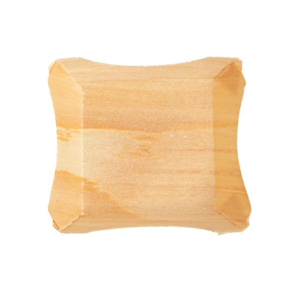 Garcia De Pou BARQUILLAS DE HOJUELA DE ÁLAMO 4x4x1 5 CM NATURAL MADERA (100 UNID.)