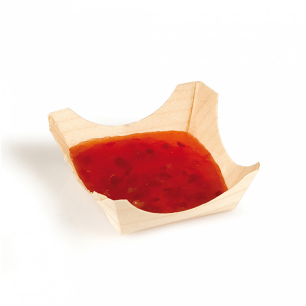 Garcia De Pou BARQUILLAS DE HOJUELA DE ÁLAMO 6x6x2 5 CM NATURAL MADERA (100 UNID.)