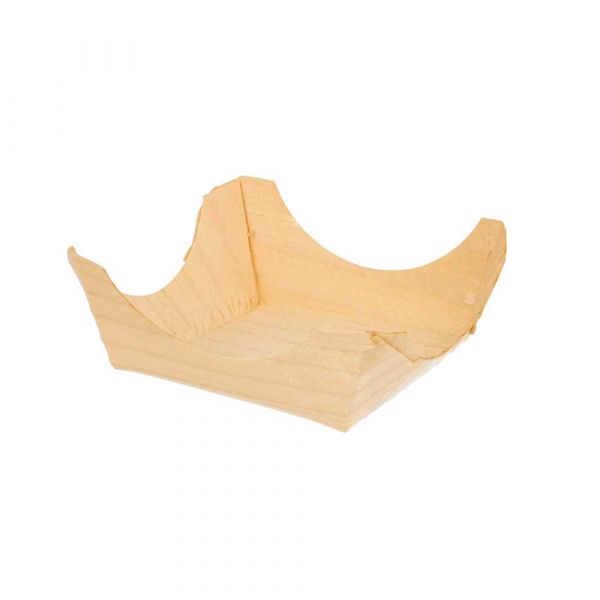 Garcia de pou BARQUILLAS DE HOJUELA DE ÁLAMO 6x6x2 5 CM NATURAL MADERA (100 UNID.)