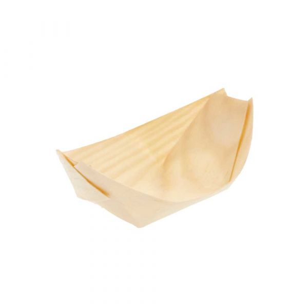 Garcia de pou BARQUILLAS DE HOJUELADE ÁLAMO 14x8x2 CM NATURAL MADERA (2000 UNID.)